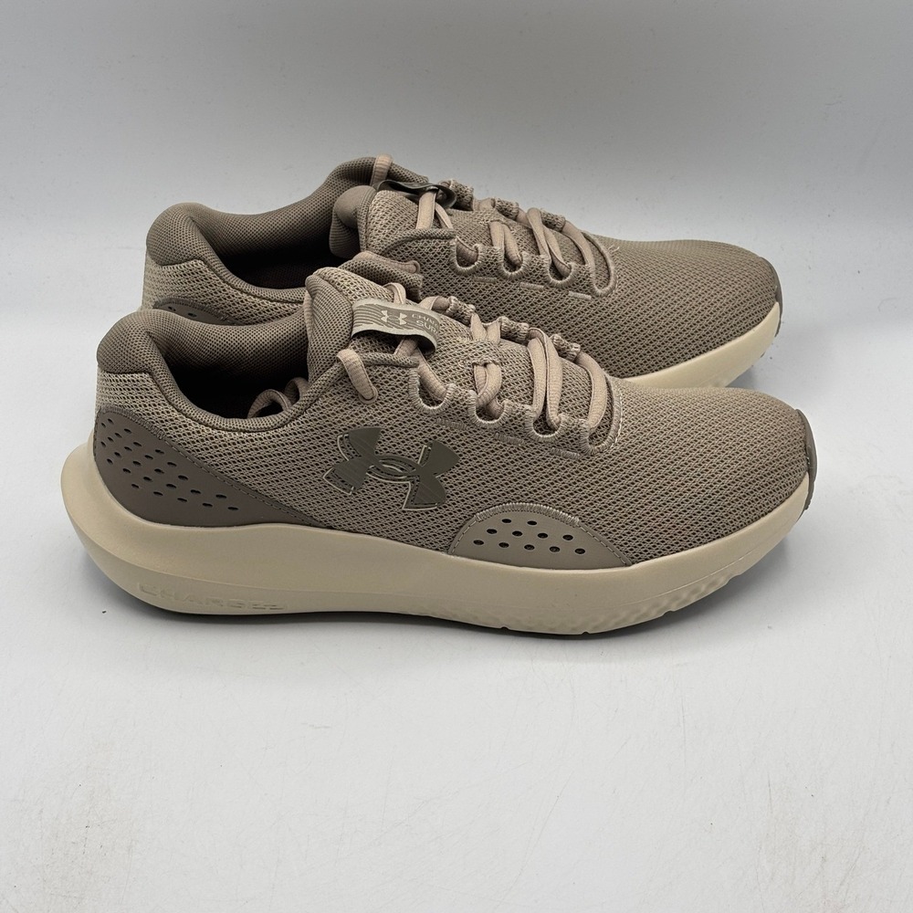 Under Armour Charged Surge 4 Mens 8 Brown Running Shoes 3027000-203